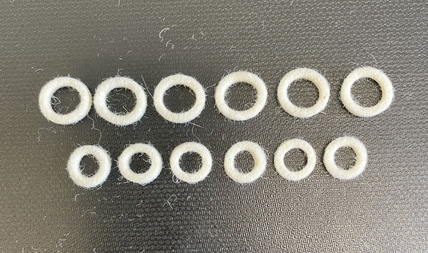 Honda CB750 CB550 CB650 CB900 Carburetor Felt Throttle & Choke Shaft Seal Set/12