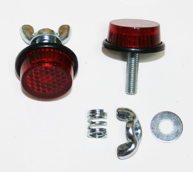 Universal Red License Plate Bolts (Pk/2)