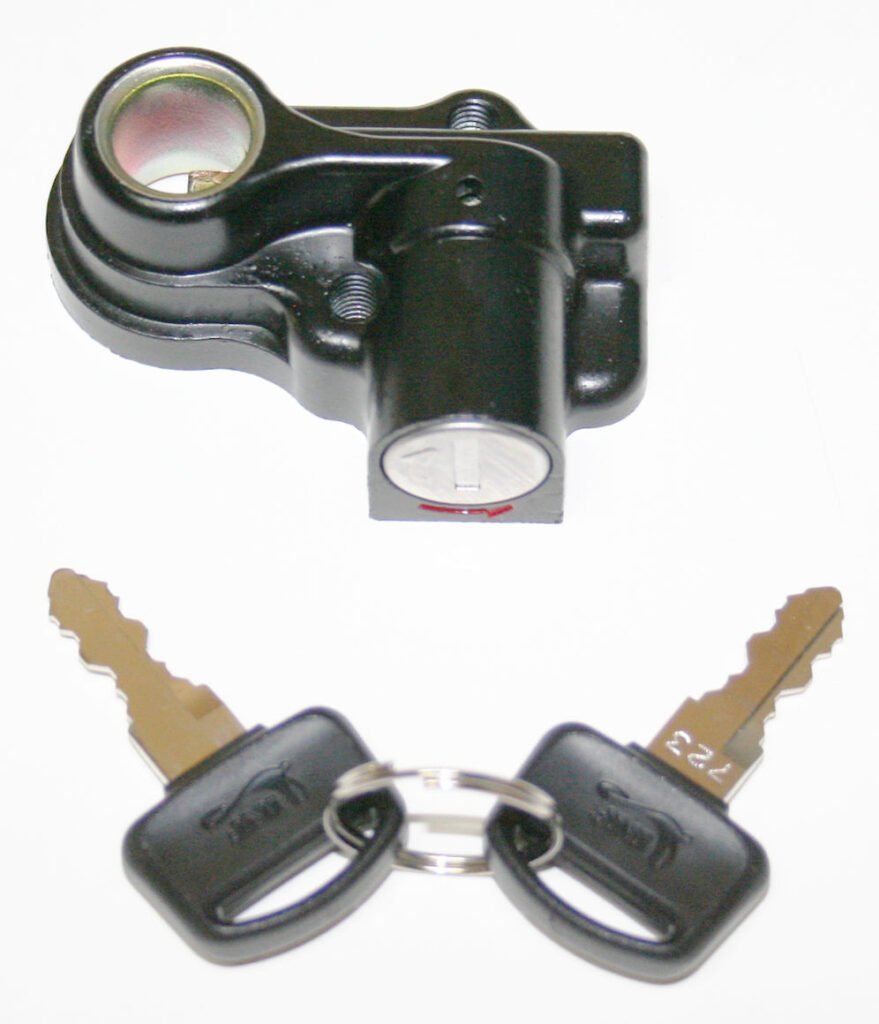Honda CB750 CB550 CB500 CB400 Seat Lock with Keys - Replaces Honda OEM 77230-399-007